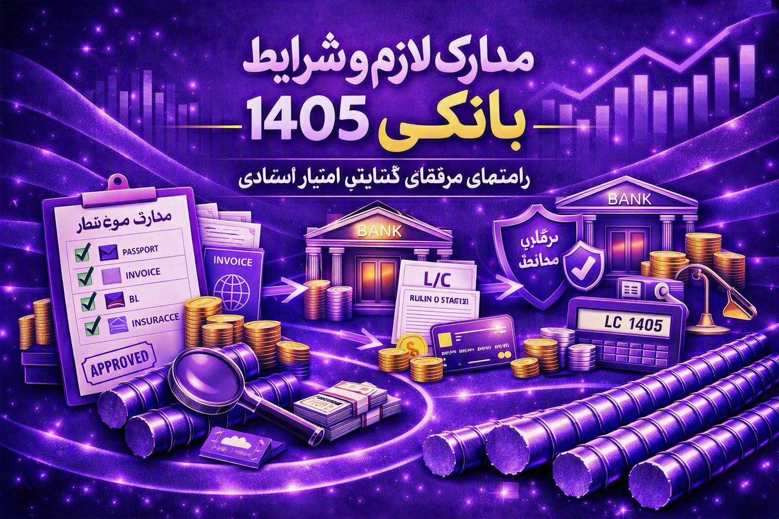 میلگرد با ال سی
